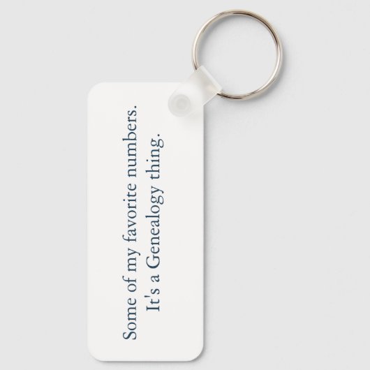 Some of my favorite numbers キーホルダー (裏面)