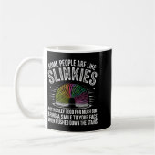 Some People Are Like Slinkies Funny Humor Retro Sa コーヒーマグカップ (左)