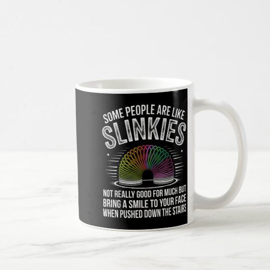 Some People Are Like Slinkies Funny Humor Retro Sa コーヒーマグカップ (右)
