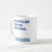 Some people are unique and unrepeatable コーヒーマグカップ (正面左)