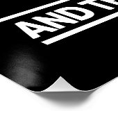 Some people are unique and unrepeatable ポスター (コーナー)