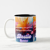 some person change eveything mug ツートーンマグカップ (左)