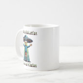 Some Say Abduction I Saw Rescue Funny Ufo  コーヒーマグカップ (正面左)