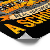 Some Witches Ride Brooms Real Witches Drive A Scho ポスター (角)