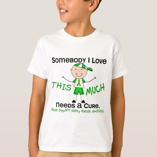 Somebody I Love – 腎臓病（少年） Tシャツ (正面)
