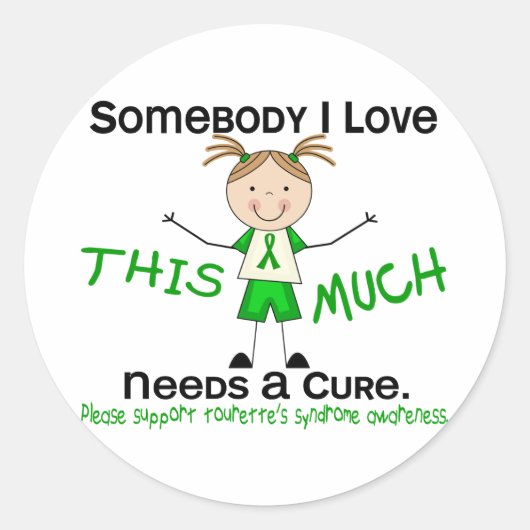 Somebody I Love - Toulettes Syndrome (Girl) ラウンドシール (正面)