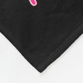 Somebody's Feral Valentine Cute Raccoon Xoxo Valen フリースブランケット (角)