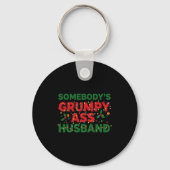 Somebody's Mpy Husband Christmas Shirt _ Funny Xma キーホルダー (正面)