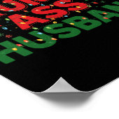 Somebody's Mpy Husband Christmas Shirt _ Funny Xma ポスター (角)