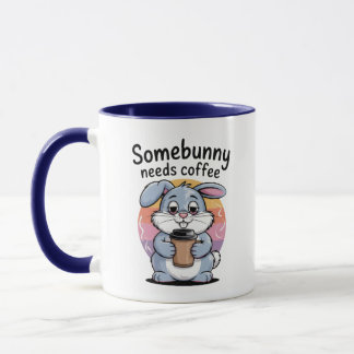 SomeBunnyはコーヒーマグが必要 マグカップ