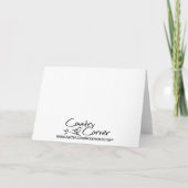 Somebunnyは愛します! バニーの写真 シーズンカード (裏面)