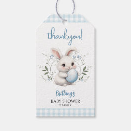 SomebunnyはBoy Easter Baby Showerの途中にある ギフトタグ
