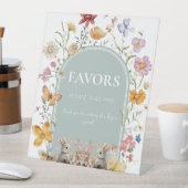 SomeBunnyイースターワイルドフラワーベビーシャワーへようこそ 台座サイン (インサイチュ)