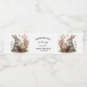 SomeBunnyイースターワイルドフラワーベビーシャワー ペットボトルラベル (シングルラベル)