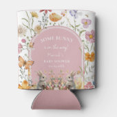 SomeBunnyイースターワイルドフラワーベビーシャワー 缶クーラー (裏面)