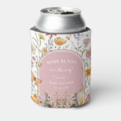 SomeBunnyイースターワイルドフラワーベビーシャワー 缶クーラー (缶裏面)