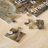 Somebunny愛するバニーの写真動物 ジグソーパズル (側面)