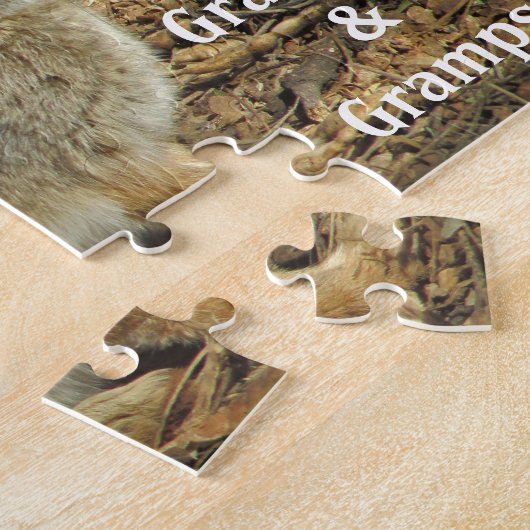 Somebunny愛するバニーの写真動物 ジグソーパズル (側面)