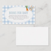Somebunny Baby Shower Books for Baby エンクロージャーカード (正面/裏面)