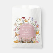 SomeBunny Easter Wildflower赤ちゃんシャワーありがとう フェイバーバッグ (正面)
