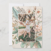 Somebunny is Turning One 1st Birthday Invitation 招待状 (裏面)