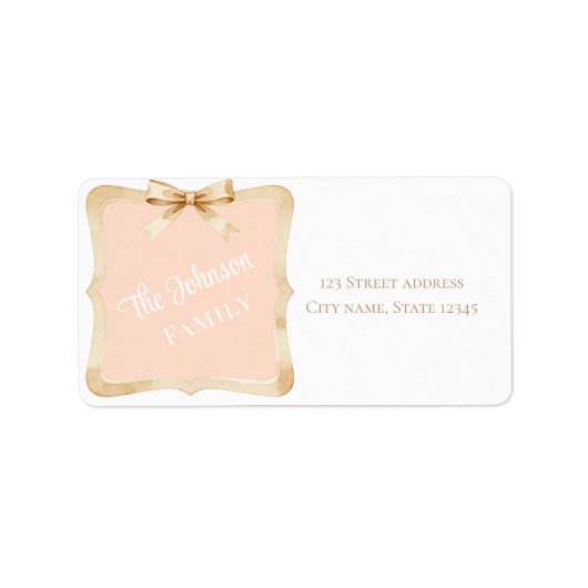 Somebunny is Turning One Return Address Labels ラベル (正面)