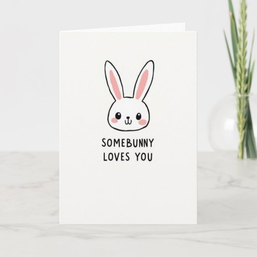 Somebunny Loves You Art Card カード (正面)
