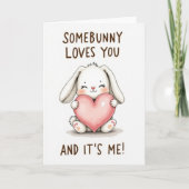 Somebunny Loves You Card カード (正面)
