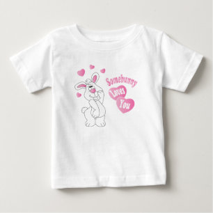 Somebunny Loves You Easter Bunny ベビーTシャツ