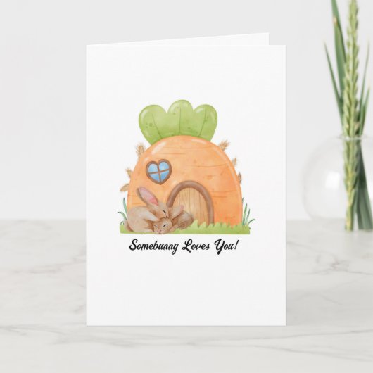 Somebunny Loves You Easter Greeting Card プログラム (正面)