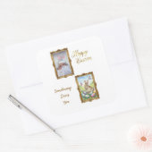 Somebunny Loves You Photo Frame Easter スクエアシール (封筒)