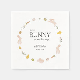 Somebunny Spring Easter Baby Shower スタンダードカクテルナプキン