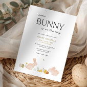Somebunny Spring Easter Baby Shower 招待状