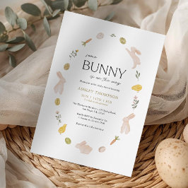 Somebunny Spring Easter Baby Shower 招待状