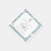 Somebunny Sweet 1st Birthday Spring Floral Invitat スタンダードカクテルナプキン (角)