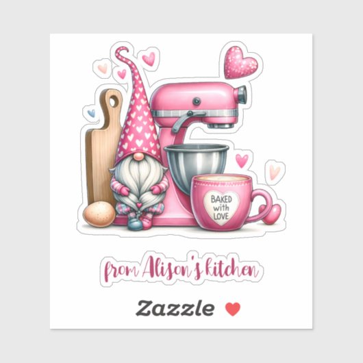 Someone 焼いた's Kitchenの愛情を込めて シール (シート)