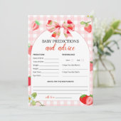 Someone Berry Sweet | Baby Predictions & Advice 招待状 (スタンド正面)