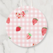 Someone Berry Sweet Baby Shower Invitation フェイバータグ (裏面)