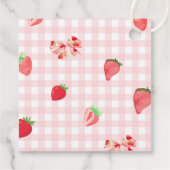Someone Berry Sweet Baby Shower Invitation フェイバータグ (裏面)
