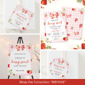 Someone Berry Sweet Baby Shower Invitation 招待状