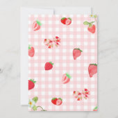 Someone Berry Sweet Baby Shower | Would She Rather 招待状 (裏面)