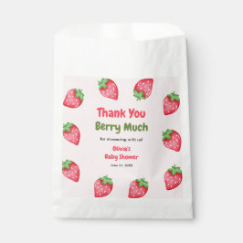 Someone Berry Sweet Strawberry Baby Shower  フェイバーバッグ
