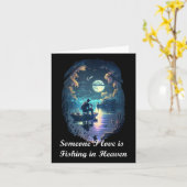 Someone I Love Is Fishing In Heaven  カード (黄色い花)