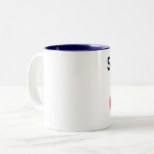 Someone in Arizona loves me ツートーンマグカップ (正面左)