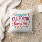 Someone in California Loves Me Funny Gifts クッション (ブランケット)