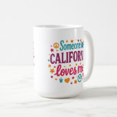 Someone in California Loves Me Funny Gifts コーヒーマグカップ (正面右)