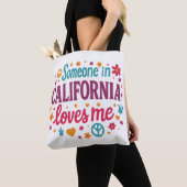 Someone in California Loves Me Funny Gifts トートバッグ (クローズアップ)