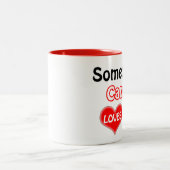 Someone in Canada loves me ツートーンマグカップ (中央)