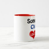Someone in Chicago loves me ツートーンマグカップ (中央)