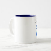 Someone in El Salvador loves me ツートーンマグカップ (正面左)